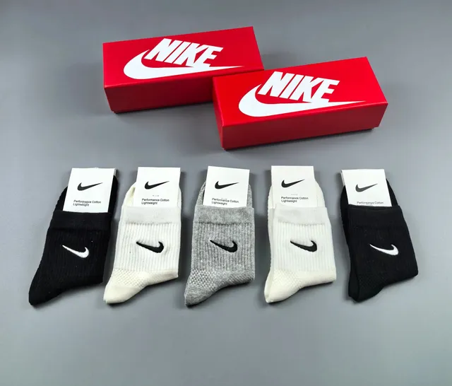 Nike Performance Cotton Lightweight Socks 5-Pack