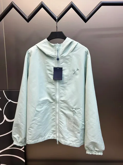 Louis Vuitton Hooded Windbreaker Mint Green