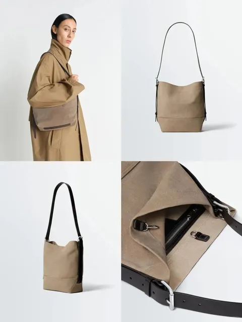 The North Face Bucket Bag Canvas and Leather
