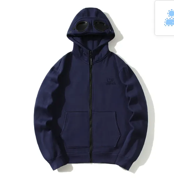 C.P. Company Goggle Hoodie Navy