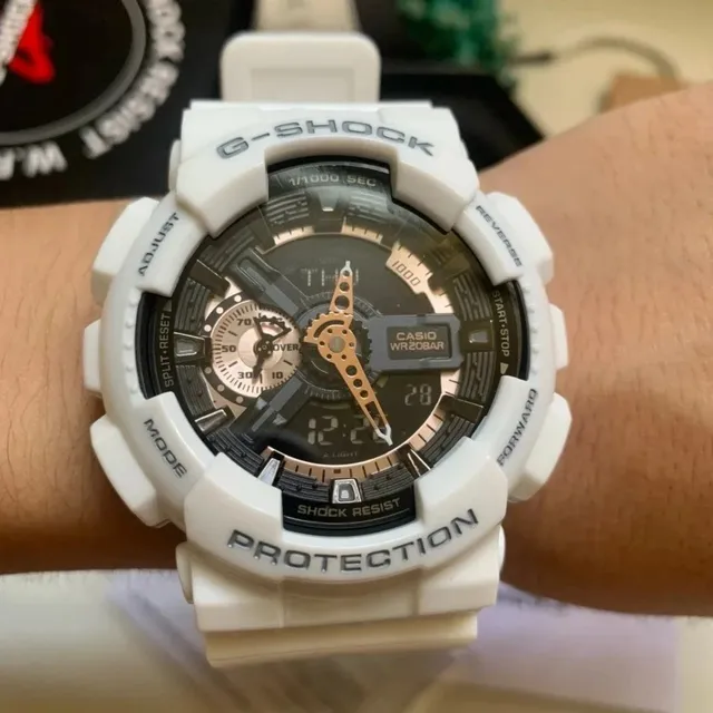 Casio G-Shock GA-110 White Rose Gold