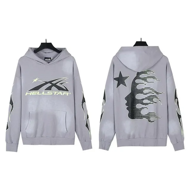 Hellstar Hoodie Star Logo Print