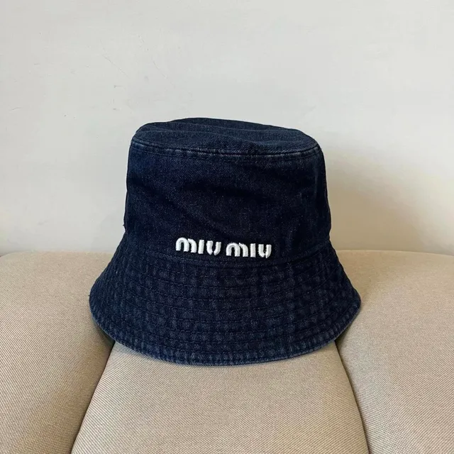 Miu Miu Bucket Hat Embroidered Logo