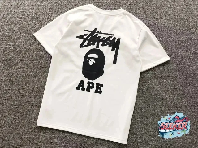 BAPE × Stüssy Graphic Tee Stussy x A Bathing Ape