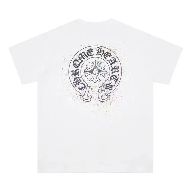 Chrome Hearts T-Shirt Cross Logo Spray Print