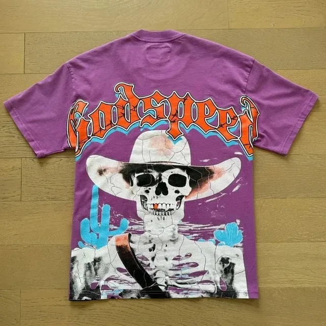Godspeed Graphic Tee Skull Cowboy