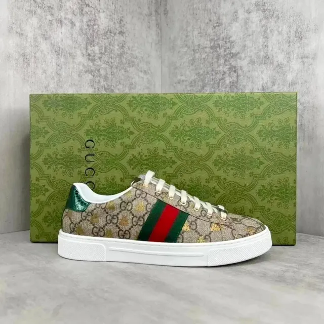 Gucci Ace Low GG Supreme Web Stripe