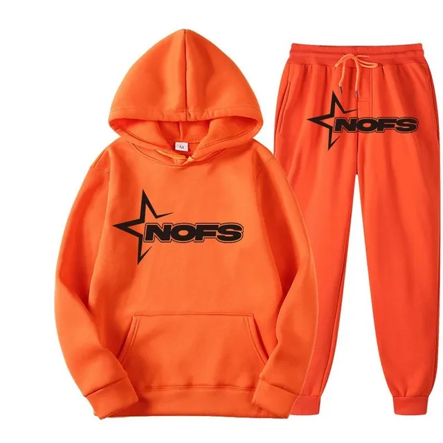Hoodie and Joggers Set NOFS Star Logo
