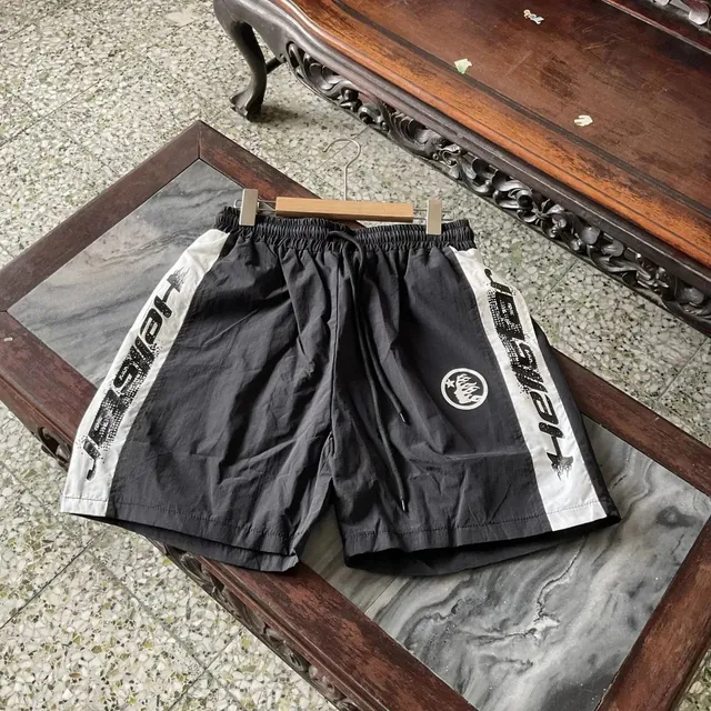 Hellstar Track Shorts Side Logo Stripe