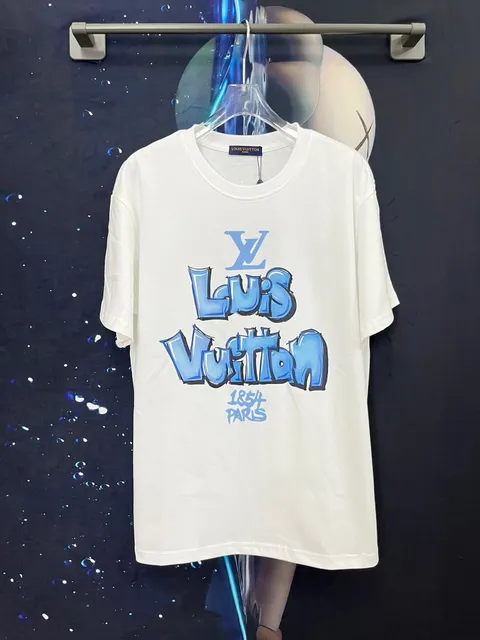 Louis Vuitton Graphic T-Shirt Graffiti Logo