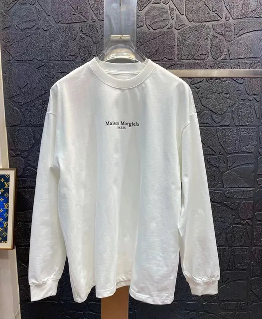 Maison Margiela Long-Sleeve Tee Logo Print