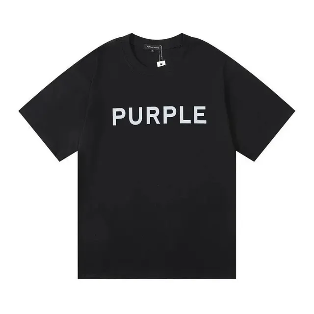 Purple Brand Logo Tee Bold Print