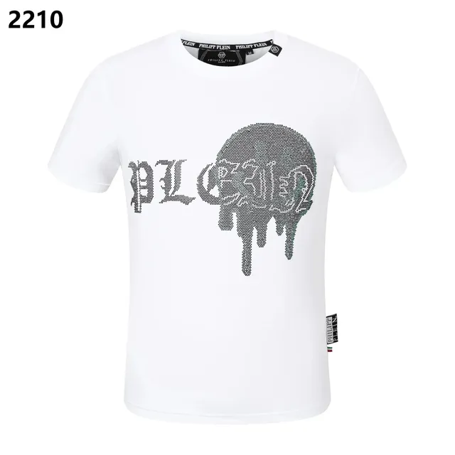 Philipp Plein Graphic T-Shirt Crystal Skull Print