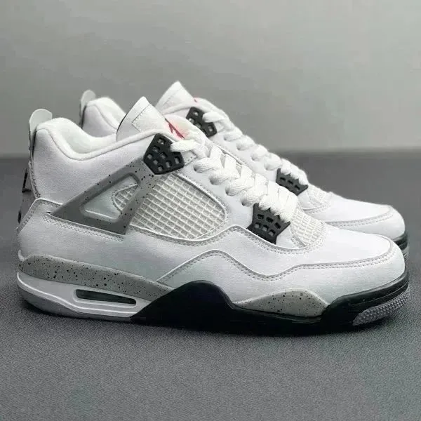 Air Jordan 4 White Cement