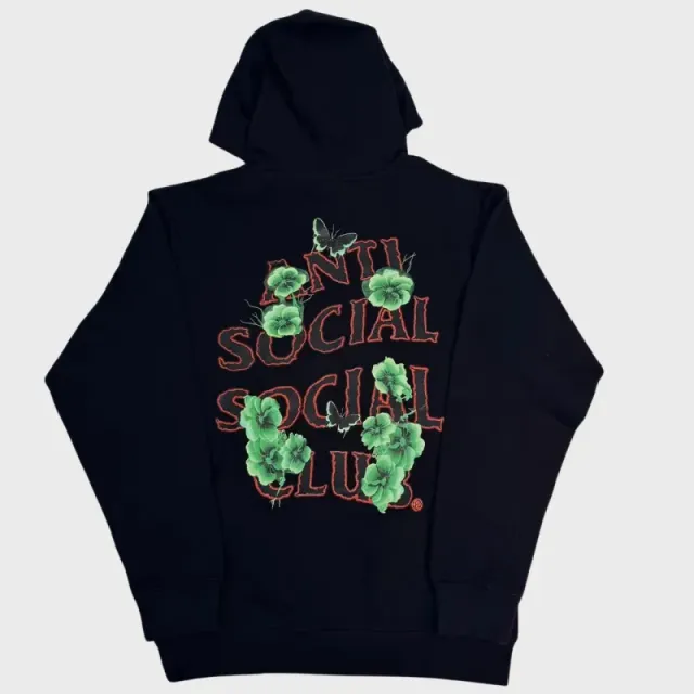 Anti Social Social Club Hoodie Floral Logo