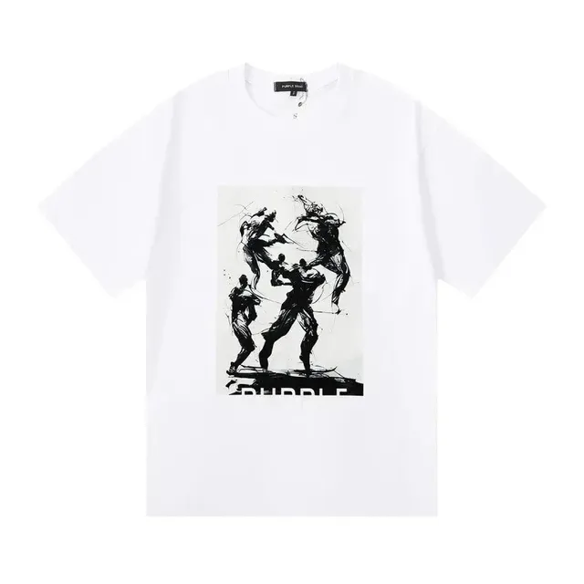 Purple Brand Graphic Tee Fighters Print