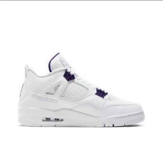 Air Jordan 4 White Purple