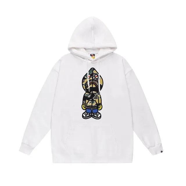 BAPE Shark Hoodie Camo Shark Graphic