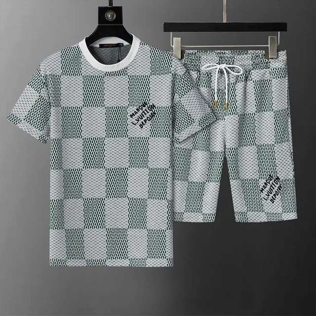 Louis Vuitton Checkered Set Monogram Pattern