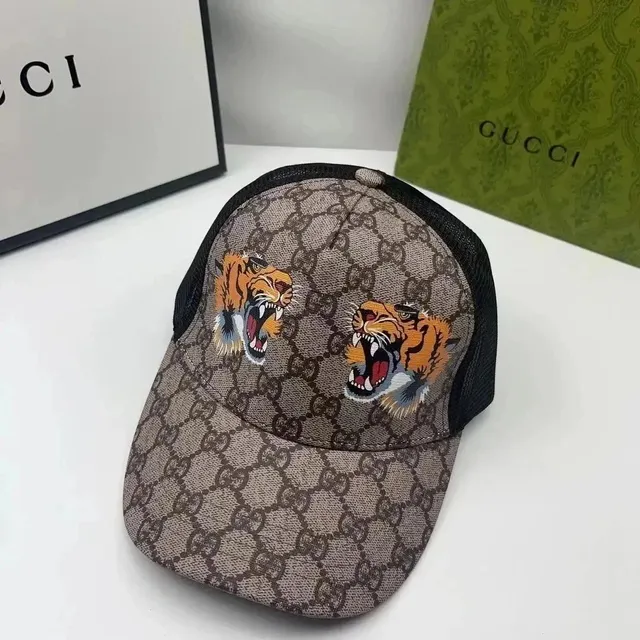 Gucci Tiger GG Cap Tiger Embroidery