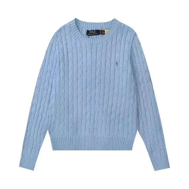 Polo Ralph Lauren Cable Knit Sweater Light Blue