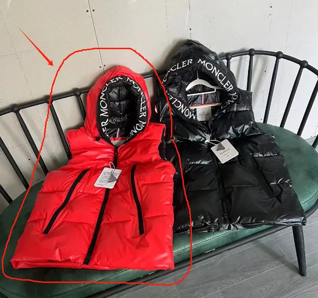 Moncler Puffer Vest Logo Hood