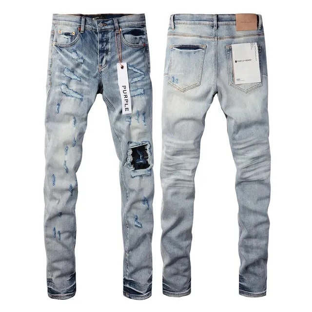 Purple Brand Distressed Slim Fit Jeans