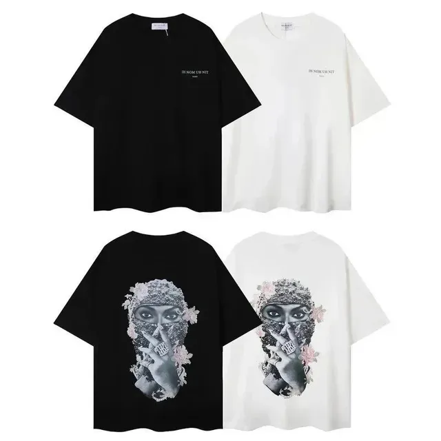 Off-White Graphic T-Shirt Floral Bandana Print