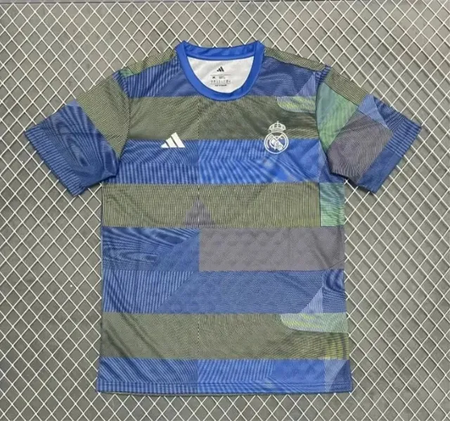 Adidas Real Madrid Training Jersey Multi-Stripe Graphic