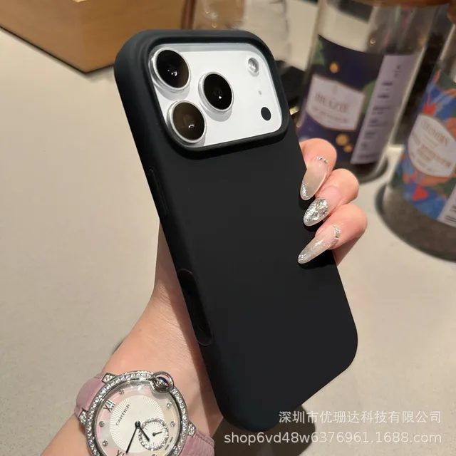 Black packaging box with label