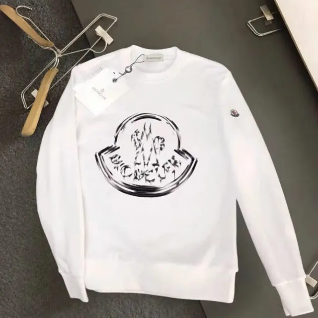 Moncler Crewneck Sweatshirt Brushstroke Logo