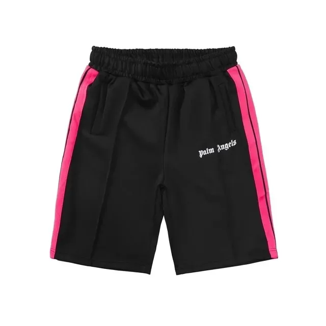Palm Angels Track Shorts Pink Stripe