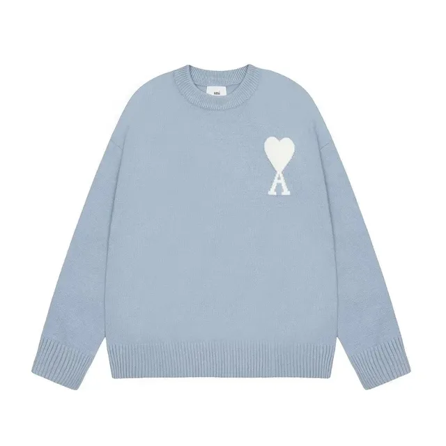 AMI Paris Knit Sweater Heart Logo