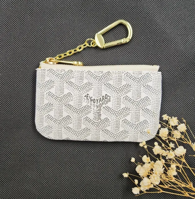 Goyard Coin Purse Chevron Print
