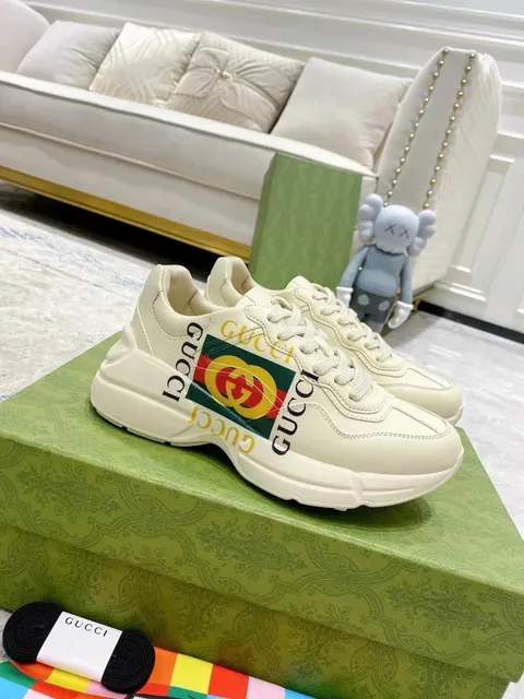 Gucci Rhyton Sneaker GG Web Logo
