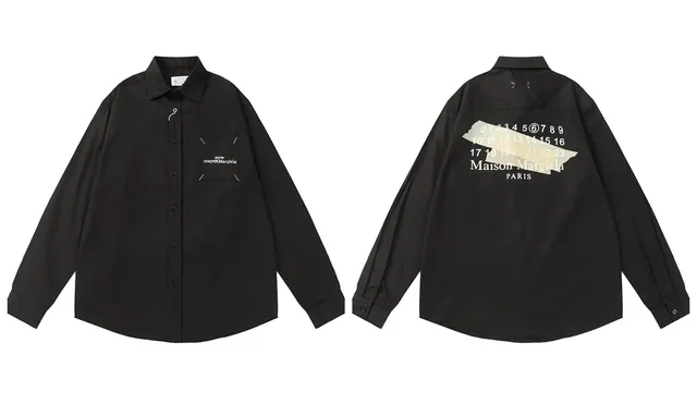 Maison Margiela Oversized Shirt Tape Print