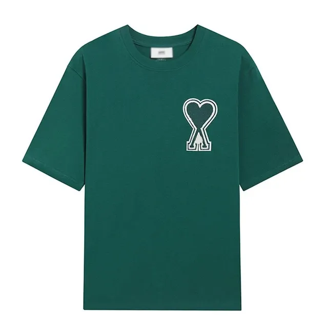 Amiri Heart Logo Tee Embroidered Heart