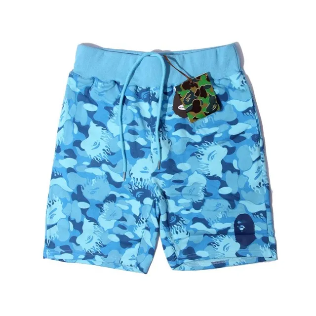 BAPE Camo Shorts Blue Camo