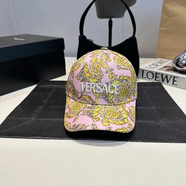 Versace Baseball Cap Baroque Print