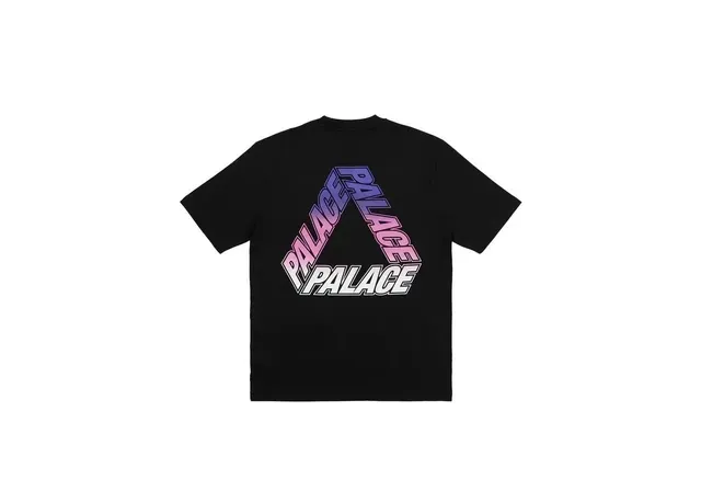 Palace Triangle Logo Tee Tri-Color Gradient