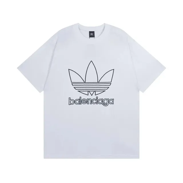 Balenciaga T-Shirt Adidas Logo Outline