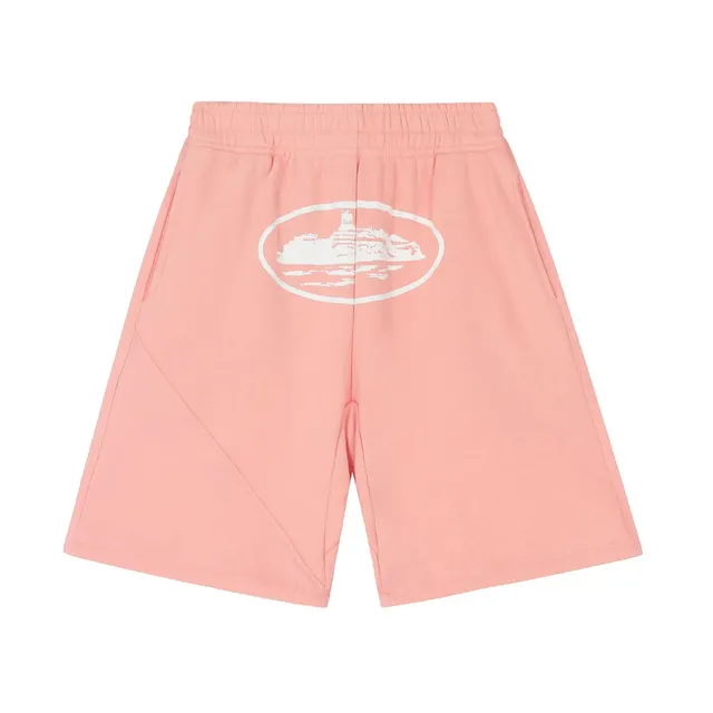 Gallery Dept. Logo Shorts Pink with White Graphic