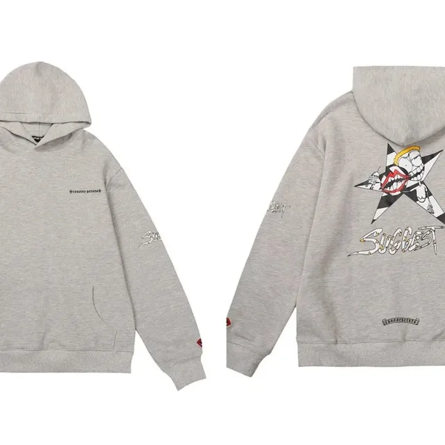 Hooded Sweatshirt Star Graphic