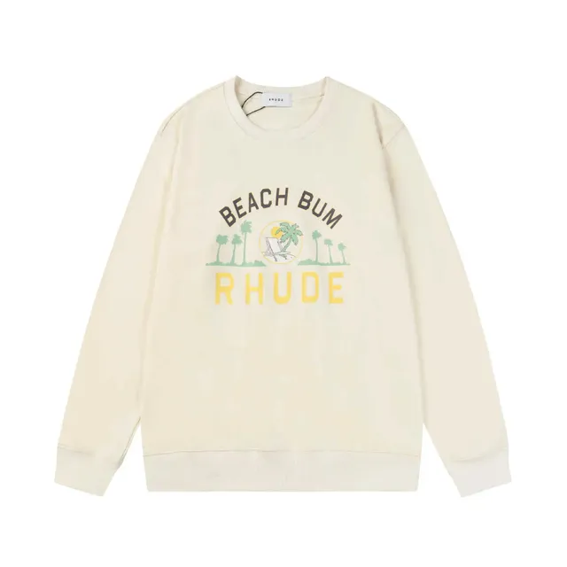 Rhude Beach Bum Sweatshirt Palm Tree Graphic