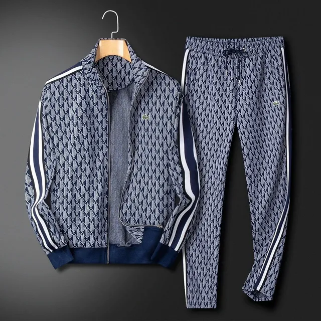 Lacoste Track Suit Diamond Pattern