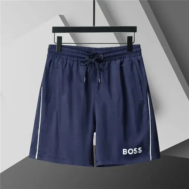 Hugo Boss Logo Shorts Side Stripe