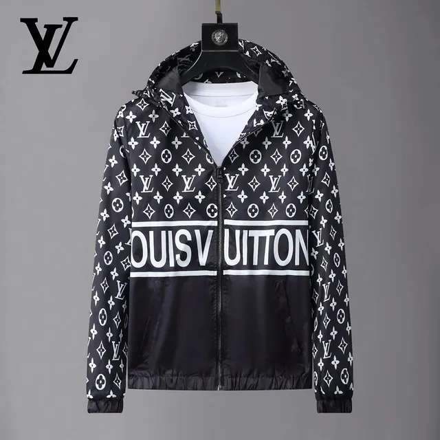 Louis Vuitton Monogram Windbreaker Logo Print