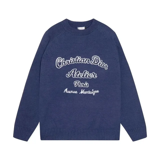 Dior Knit Sweater Atelier Paris Embroidery