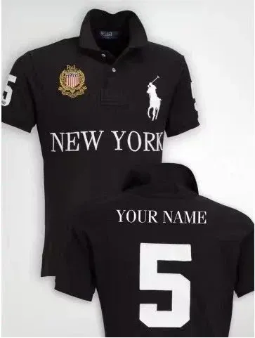 Polo Ralph Lauren Polo Shirt Custom Name & Number