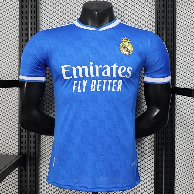Real Madrid × Adidas Home Jersey Emirates Fly Better